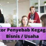 Faktor-Faktor Yang Tidak Mendukung Kesuksesan Bisnis