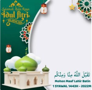 Graphic Design Twibbon Idul Fitri